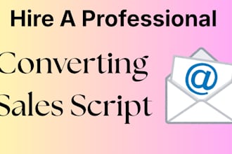 write high converting sales scripts and objection handling playbooks