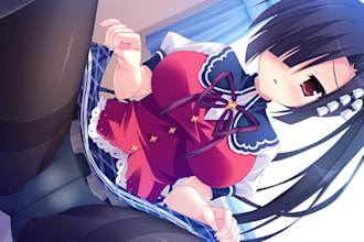 draw lewd sfw, nsfw, oc, furry art, ecchi, fanart, anime style character