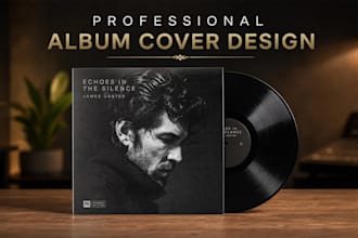 design album cover design, album cover art, music cover art