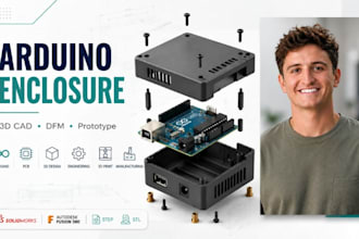 electronic housing design for manufacturing, 3d cad and product development