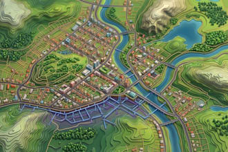 create sewer map, topographic map, cadastral map and terrain map