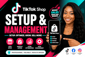 do tiktok shop setup management and tiktok shop optimization