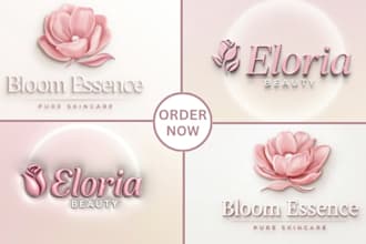 skin care logo hair extension skincare banner skincare shopify store design
