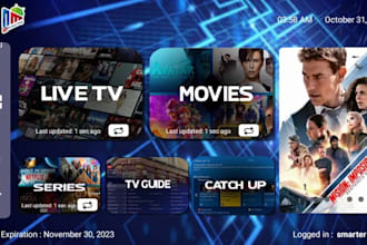develop live streaming app, ott platform, live tv channel app for android , ios