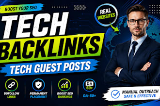 build high authority tech backlinks with tech guest post