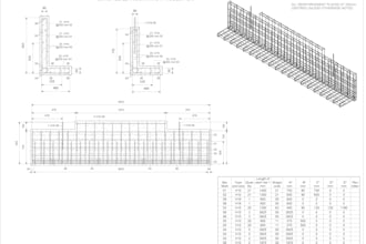 do precast concrete and rebar detailing drawings