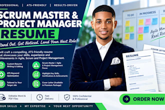 craft a project management, scrum master, agile coach, pmp, product owner resume