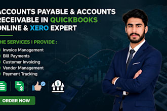 manage accounts payable, accounts receivables in quickbooks, xero