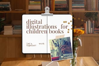 digital illustrations for children books