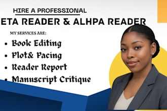 beta read novel critique and story analysis fiction editor