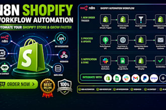 do n8n shopify workflow, n8n ai automation for shopify lead capture, CRM sync