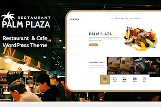 design catering food catering website, cafe bake restaurant catering website