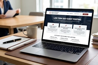 post 5 guest post backlinks for legal business website