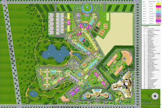 create site plan map, plot plan and development map
