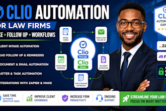 set up clio automation for law firm intake and client follow up