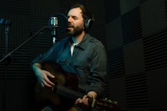 sing indie folk country rock acoustic guitar unique with male vocal