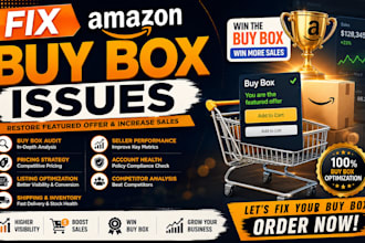 resolve amazon buy box suppression and featured offer eligibility