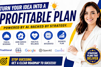 traditional sab home service tech food beverage health wellness ai business plan
