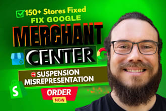fix google merchant center suspension and misrepresentation, policy violation