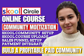 skool community monetization, circle so community, sales funnel ghi automation