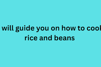 guide you on how to cook a delicious rice and beans with fish stew