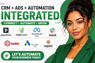 pipedrive facebook ads slack gohighlevel twilio google ads zapier integration