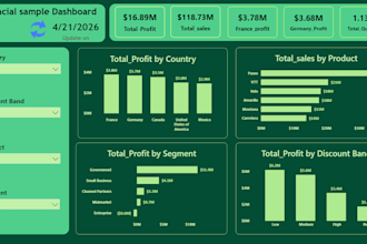 do power bi data visualization and dax analysis