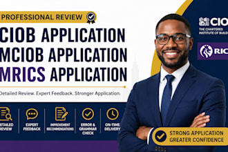 do ciob application mciob application and mrics application review