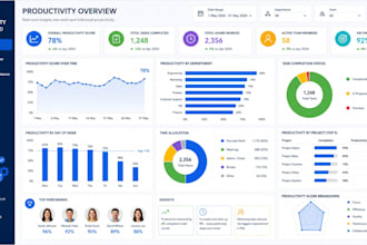 create a custom excel template, tracker or dashboard for your business