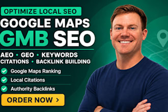 optimize local gmb google maps seo aeo geo keywords citations backlink building