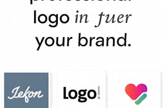 design a modern logo for your