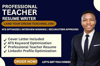 write a professional teacher resume