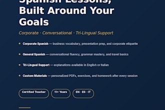 be your expert native spanish tutor all levels