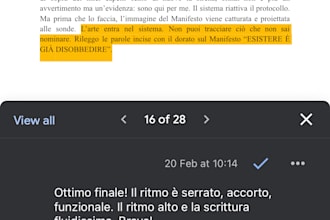 edit and proofread your italian writing