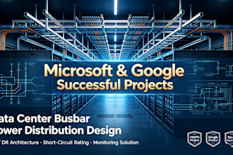 data center busbar power distribution design 2n DR architecture
