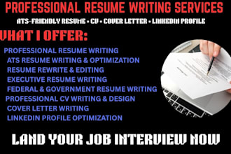 land your dream job with a professional resume