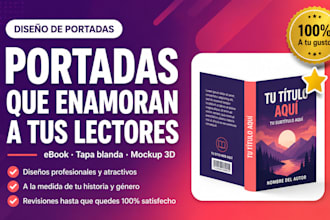 diseno la portada profesional de tu libro para amazon KDP y ebook