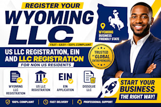 register your wyoming llc, us llc, and ein for non us residents