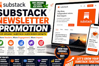 grow substack subscriber organically setup substack account, substack promotion