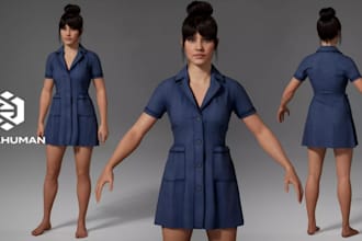 custom unreal character, metahuman creator,3d nsfw,gnm model,talking head avatar
