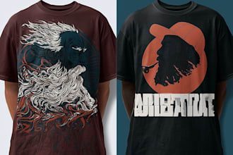 design a creative graphic t shirt design
