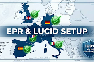 handle epr registration, lucid, weee, and eu compliance for amazon sellers