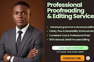 do book proofreading and editing