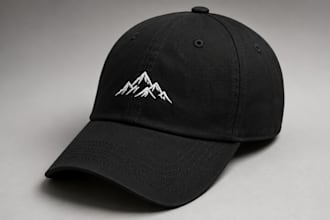 design manufacturer ready cap tech pack with technical drawing for production