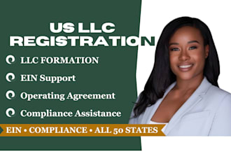 register your US llc and obtain ein with compliance support