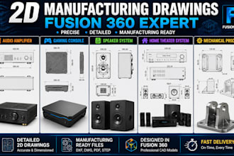 design audio amplifier gaming console speaker system home theater via fusion360