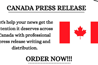 do canada press release writing with canada press release distribution
