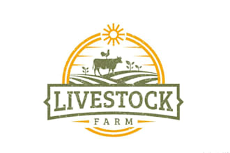 design a modern agriculture, farm, ranch, and organic logo