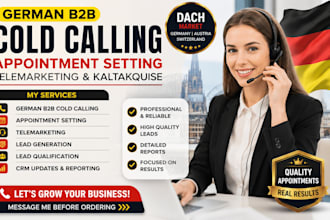 do german b2b cold calling appointment setting telemarketing kaltakquise