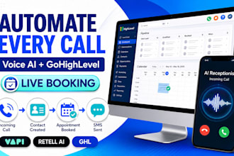 integrate a vapi or retell ai receptionist with gohighlevel CRM voice automation